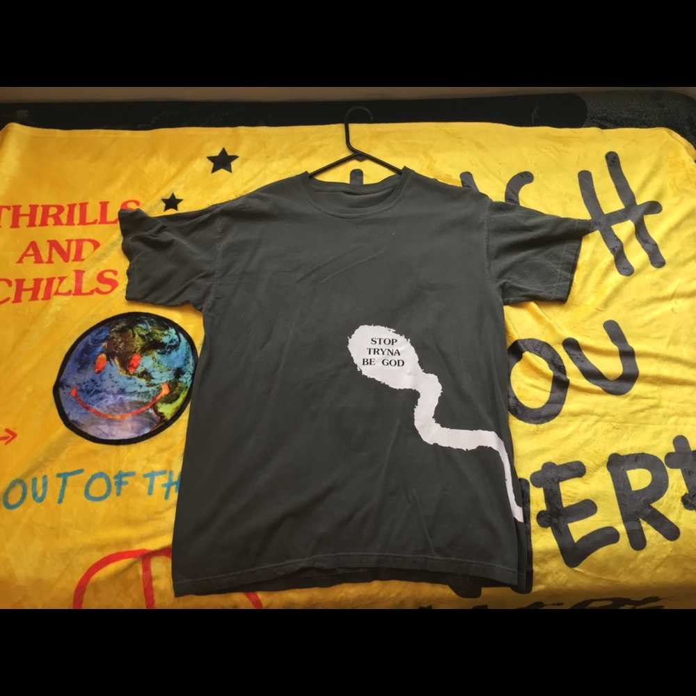 LIMITED EDITION TRAVIS SCOTT ASTROWORLD SHIRT.